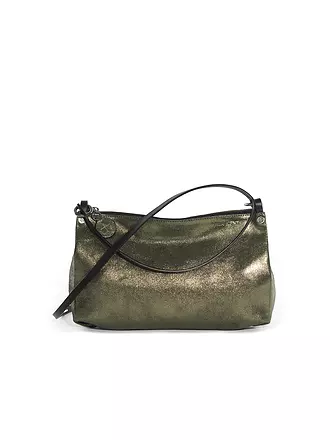 INA KENT | Sac en cuir - Mini sac ORNEMENT éd. 2 | olive